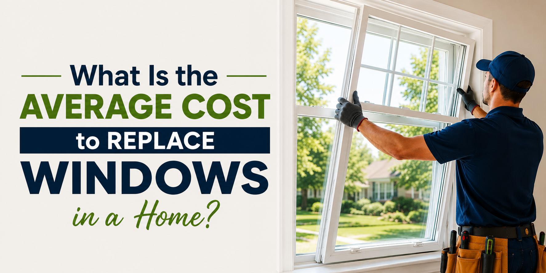 window replacement average cost